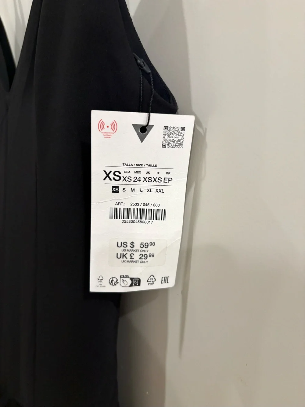 Zara stylish black